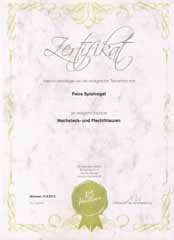 Zertifikat Hochsteck- & Flechtfrisuren